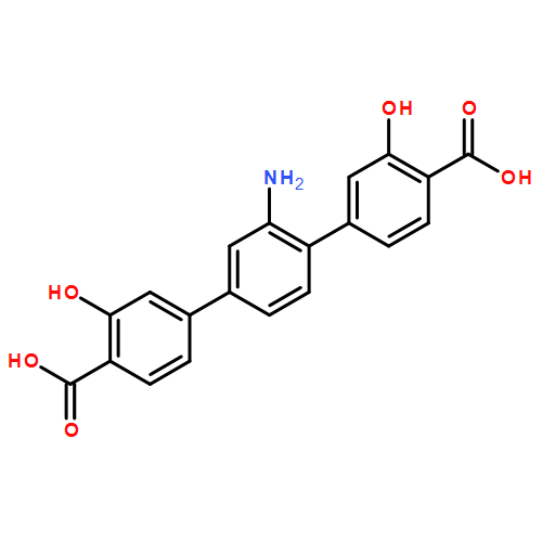 [1,1':4',1''-Terphenyl]-4,4''-dicarboxylic acid, 2'-amino-3,3''-dihydroxy-