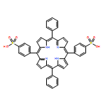 Benzenesulfonic acid, 4,4'-(10,20-diphenyl-21H,23H-porphine-5,15-diyl)bis-