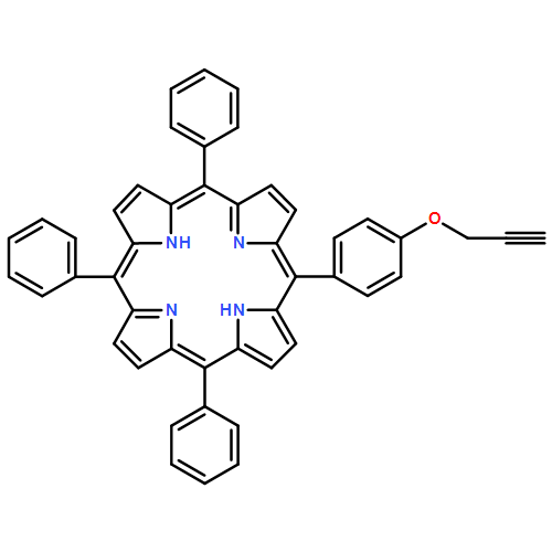21H,23H-Porphine, 5,10,15-triphenyl-20-[4-(2-propyn-1-yloxy)phenyl]-