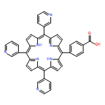 Benzoic acid, 4-(10,15,20-tri-3-pyridinyl-21H,23H-porphin-5-yl)-