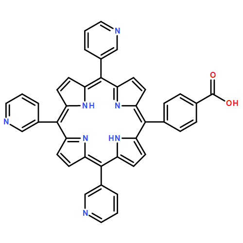 Benzoic acid, 4-(10,15,20-tri-3-pyridinyl-21H,23H-porphin-5-yl)-