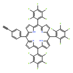 21H,23H-Porphine, 5-(4-ethynylphenyl)-10,15,20-tris(pentafluorophenyl)- (9CI)