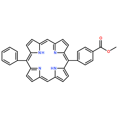 Benzoic acid, 4-(15-phenyl-21H,23H-porphin-5-yl)-, methyl ester