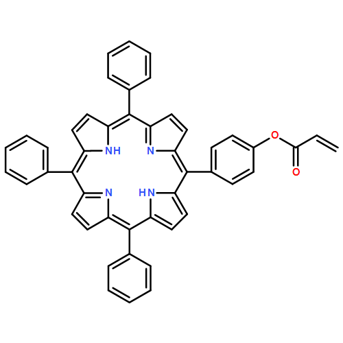 2-Propenoic acid, 4-(10,15,20-triphenyl-21H,23H-porphin-5-yl)phenyl ester