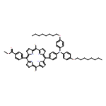 Benzoic acid, 4-[15-[4-[bis[4-(octyloxy)phenyl]amino]phenyl]-10,20-dibromo-21H,23H-porphin-5-yl]-, methyl ester