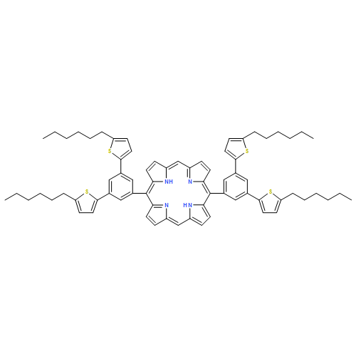 21H,23H-Porphine, 5,15-bis[3,5-bis(5-hexyl-2-thienyl)phenyl]-