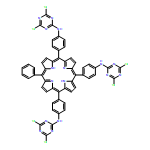 1,3,5-Triazin-2-amine, N,N',N''-[(20-phenyl-21H,23H-porphine-5,10,15-triyl)tri-4,1-phenylene]tris[4,6-dichloro-