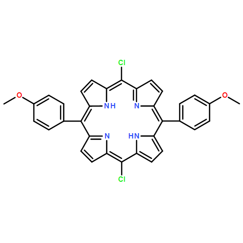 21H,23H-Porphine, 5,15-dichloro-10,20-bis(4-methoxyphenyl)-