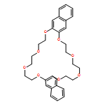 Dinaphth[2,3-b:2',3'-n][1,4,7,10,13,16,19,22]octaoxacyclotetracosin, 7,8,10,11,13,14,23,24,26,27,29,30-dodecahydro-