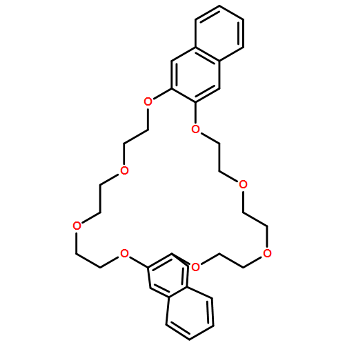 Dinaphth[2,3-b:2',3'-n][1,4,7,10,13,16,19,22]octaoxacyclotetracosin, 7,8,10,11,13,14,23,24,26,27,29,30-dodecahydro-