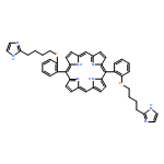 21H,23H-Porphine, 5,15-bis[2-[4-(1H-imidazol-2-yl)butoxy]phenyl]-