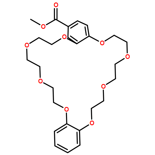 Dibenz[b,n][1,4,7,10,13,16,19,22]octaoxacyclotetracosin-2-carboxylic acid, 6,7,9,10,12,13,20,21,23,24,26,27-dodecahydro-, methyl ester