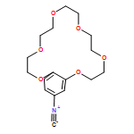1,4,7,10,13,16-Benzohexaoxacyclooctadecin, 2,3,5,6,8,9,11,12,14,15-decahydro-18-isocyano-