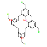 Pentacyclo[19.3.1.13,7.19,13.115,19]octacosa-1(25),3,5,7(28),9,11,13(27),15,17,19(26),21,23-dodecaene-25,26,27,28-tetrol, 5,11,17,23-tetrakis(chloromethyl)-