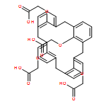 Acetic acid, 2,2',2'',2'''-[pentacyclo[19.3.1.13,7.19,13.115,19]octacosa-1(25),3,5,7(28),9,11,13(27),15,17,19(26),21,23-dodecaene-25,26,27,28-tetrayltetrakis(oxy)]tetrakis-