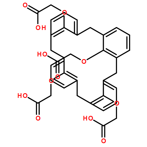 Acetic acid, 2,2',2'',2'''-[pentacyclo[19.3.1.13,7.19,13.115,19]octacosa-1(25),3,5,7(28),9,11,13(27),15,17,19(26),21,23-dodecaene-25,26,27,28-tetrayltetrakis(oxy)]tetrakis-