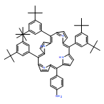 Benzenamine, 4-[10,15,20-tris[3,5-bis(1,1-dimethylethyl)phenyl]-21H,23H-porphin-5-yl]-