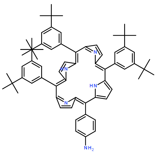 Benzenamine, 4-[10,15,20-tris[3,5-bis(1,1-dimethylethyl)phenyl]-21H,23H-porphin-5-yl]-