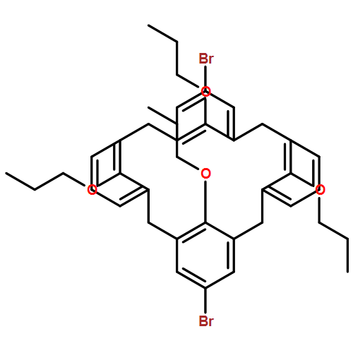 Pentacyclo[19.3.1.13,7.19,13.115,19]octacosa-1(25),3,5,7(28),9,11,13(27),15,17,19(26),21,23-dodecaene, 5,17-dibromo-25,26,27,28-tetrapropoxy-