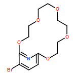 2,5,8,11,14-Pentaoxa-19-azabicyclo[13.3.1]nonadeca-1(19),15,17-triene, 16-bromo-