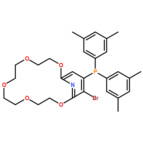 2,5,8,11,14-Pentaoxa-19-azabicyclo[13.3.1]nonadeca-1(19),15,17-triene, 17-[bis(3,5-dimethylphenyl)phosphino]-16-bromo-