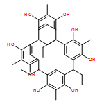 Pentacyclo[19.3.1.13,7.19,13.115,19]octacosa-1(25),3,5,7(28),9,11,13(27),15,17,19(26),21,23-dodecaene-4,6,10,12,16,18,22,24-octol, 2,8,14,20-tetraethyl-5,11,17,23-tetramethyl-