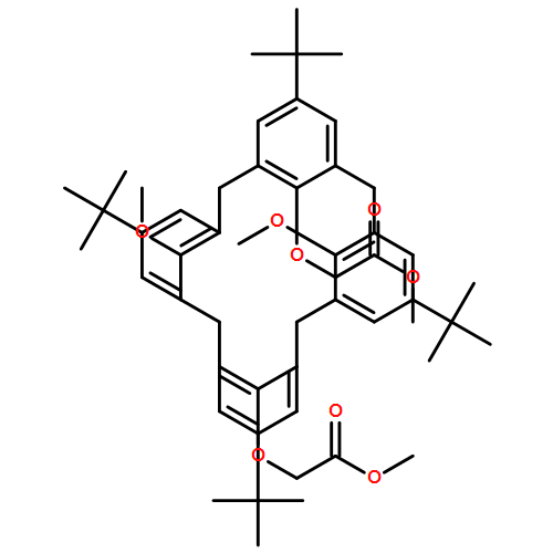 Acetic acid, 2,2'-[[5,11,17,23-tetrakis(1,1-dimethylethyl)-26,28-dimethoxypentacyclo[19.3.1.13,7.19,13.115,19]octacosa-1(25),3,5,7(28),9,11,13(27),15,17,19(26),21,23-dodecaene-25,27-diyl]bis(oxy)]bis-, 1,1'-dimethyl ester