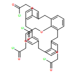 Acetyl chloride, 2,2',2'',2'''-[pentacyclo[19.3.1.13,7.19,13.115,19]octacosa-1(25),3,5,7(28),9,11,13(27),15,17,19(26),21,23-dodecaene-25,26,27,28-tetrayltetrakis(oxy)]tetrakis-