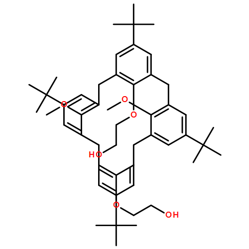 Ethanol, 2,2'-[[5,11,17,23-tetrakis(1,1-dimethylethyl)-26,28-dimethoxypentacyclo[19.3.1.13,7.19,13.115,19]octacosa-1(25),3,5,7(28),9,11,13(27),15,17,19(26),21,23-dodecaene-25,27-diyl]bis(oxy)]bis-