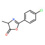 5(4H)-Oxazolone, 2-(4-chlorophenyl)-4-methyl-