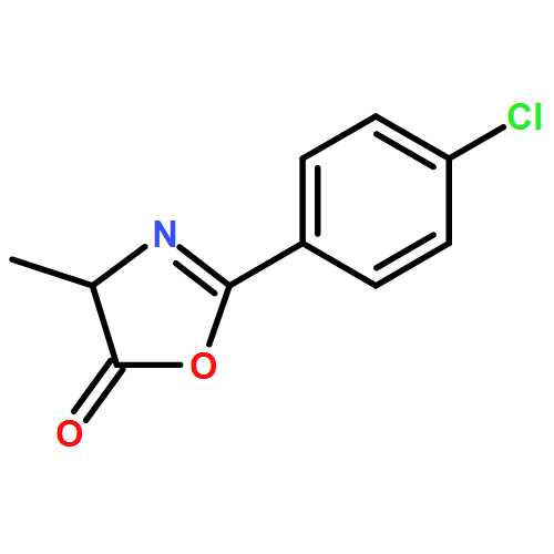 5(4H)-Oxazolone, 2-(4-chlorophenyl)-4-methyl-