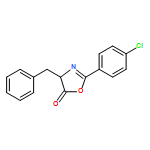 5(4H)-Oxazolone, 2-(4-chlorophenyl)-4-(phenylmethyl)-