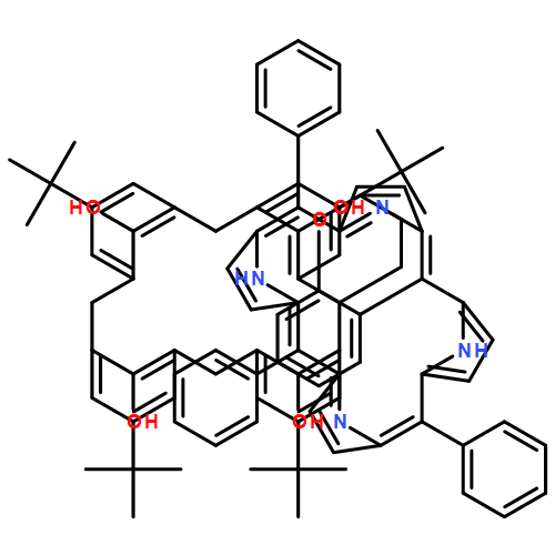 Pentacyclo[19.3.1.13,7.19,13.115,19]octacosa-1(25),3,5,7(28),9,11,13(27),15,17,19(26),21,23-dodecaene-25,26,27,28-tetrol, 5,11,17,23-tetrakis(1,1-dimethylethyl)-2-[3-[2-(10,15,20-triphenyl-21H,23H-porphin-5-yl)phenoxy]propyl]-