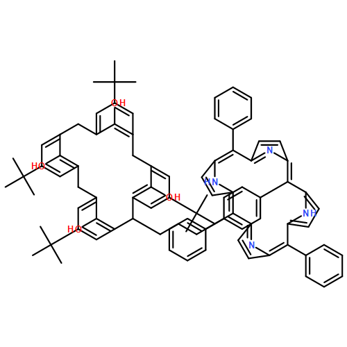 Pentacyclo[19.3.1.13,7.19,13.115,19]octacosa-1(25),3,5,7(28),9,11,13(27),15,17,19(26),21,23-dodecaene-25,26,27,28-tetrol, 5,11,17,23-tetrakis(1,1-dimethylethyl)-2-[3-[4-(10,15,20-triphenyl-21H,23H-porphin-5-yl)phenyl]propyl]-