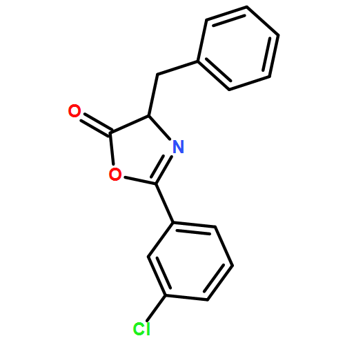 5(4H)-Oxazolone, 2-(3-chlorophenyl)-4-(phenylmethyl)-