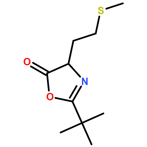5(4H)-Oxazolone, 2-(1,1-dimethylethyl)-4-[2-(methylthio)ethyl]-
