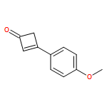 2-Cyclobuten-1-one, 3-(4-methoxyphenyl)-