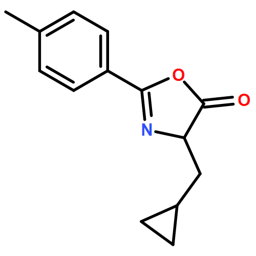 5(4H)-Oxazolone, 4-(cyclopropylmethyl)-2-(4-methylphenyl)-