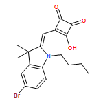 3-Cyclobutene-1,2-dione, 3-[(5-bromo-1-butyl-1,3-dihydro-3,3-dimethyl-2H-indol-2-ylidene)methyl]-4-hydroxy-