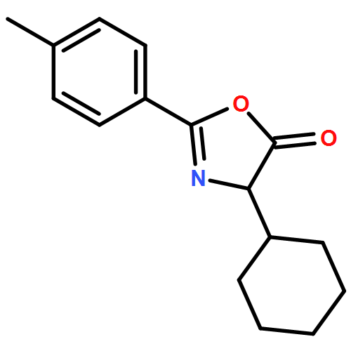 5(4H)-Oxazolone, 4-cyclohexyl-2-(4-methylphenyl)-