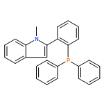 1H-Indole, 2-[2-(diphenylphosphino)phenyl]-1-methyl-