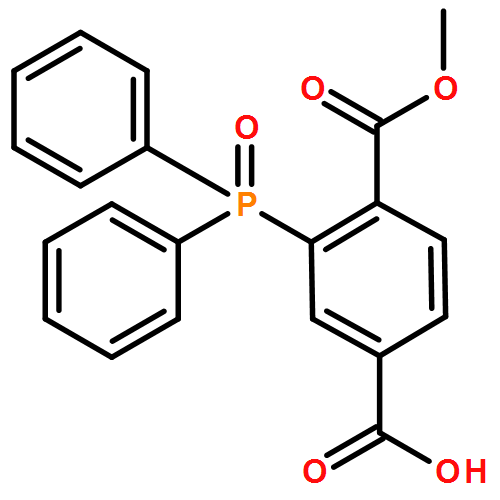 1,4-Benzenedicarboxylic acid, 2-(diphenylphosphinyl)-, 1-methyl ester