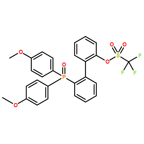 Methanesulfonic acid, 1,1,1-trifluoro-, 2'-[bis(4-methoxyphenyl)phosphinyl][1,1'-biphenyl]-2-yl ester