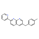 1,8-Naphthyridine, 6-[(4-methylphenyl)methyl]-2-(2-pyridinyl)-