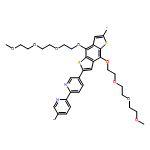 Poly[[2,2'-bipyridine]-5,5'-diyl[4,8-bis[2-[2-(2-methoxyethoxy)ethoxy]ethoxy]benzo[1,2-b:4,5-b']dithiophene-2,6-diyl]]