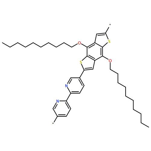 Poly[[2,2'-bipyridine]-5,5'-diyl[4,8-bis(decyloxy)benzo[1,2-b:4,5-b']dithiophene-2,6-diyl]]