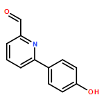 2-Pyridinecarboxaldehyde, 6-(4-hydroxyphenyl)-