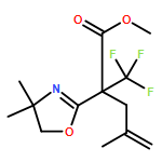 2-Oxazoleacetic acid, 4,5-dihydro-4,4-dimethyl-α-(2-methyl-2-propen-1-yl)-α-(trifluoromethyl)-, methyl ester