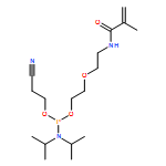 Phosphoramidous acid, N,N-bis(1-methylethyl)-, 2-cyanoethyl 2-[2-[(2-methyl-1-oxo-2-propen-1-yl)amino]ethoxy]ethyl ester