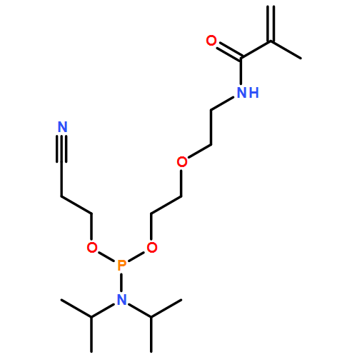 Phosphoramidous acid, N,N-bis(1-methylethyl)-, 2-cyanoethyl 2-[2-[(2-methyl-1-oxo-2-propen-1-yl)amino]ethoxy]ethyl ester